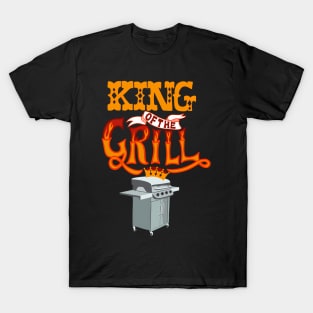 King Of The Grill Barbecue Themed T-Shirt